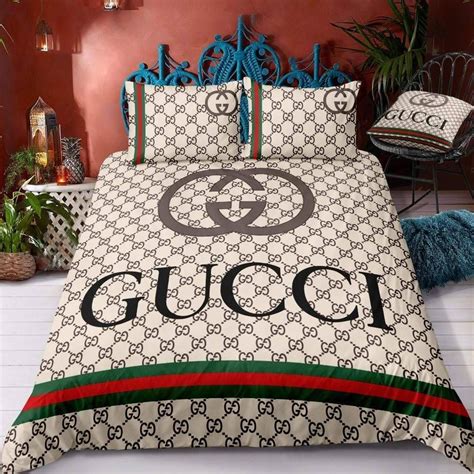 gucci comforters and sheet sets.